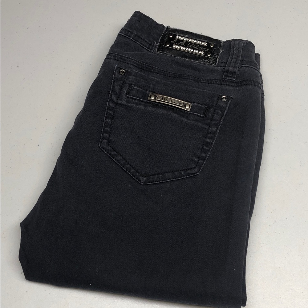 BLACK LA IDOL MID-RISE SKINNY JEANS 30x31 ⭐️
